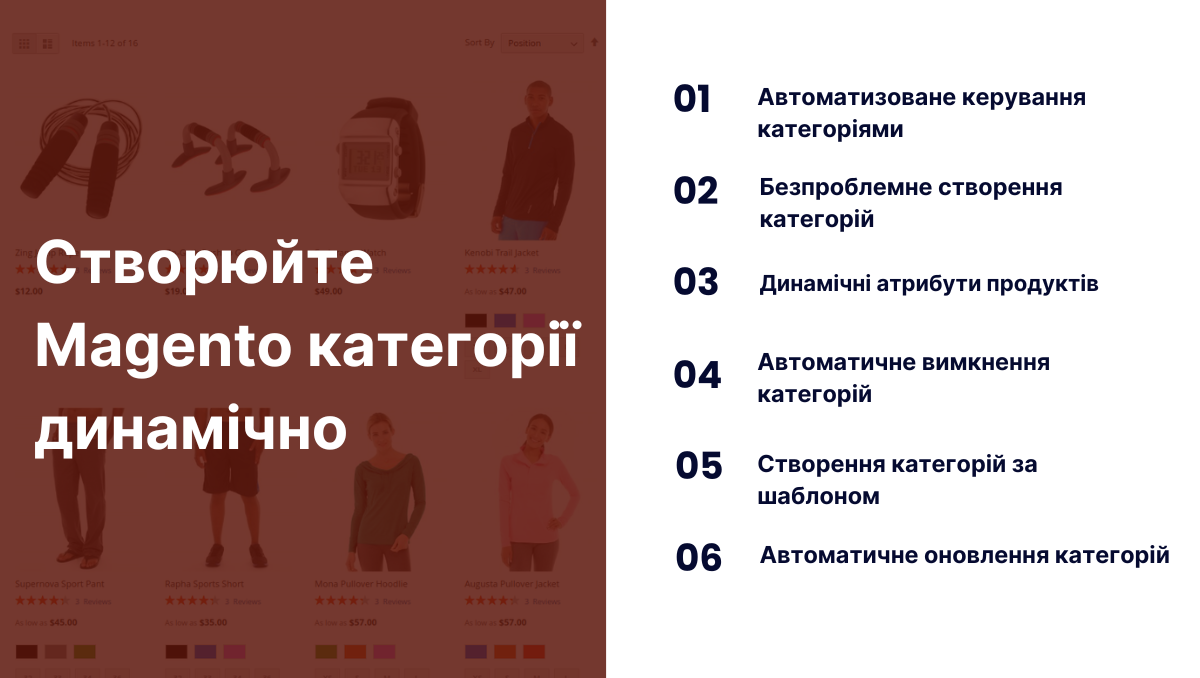 Переваги модуля Magento 2 Dynamic Category
