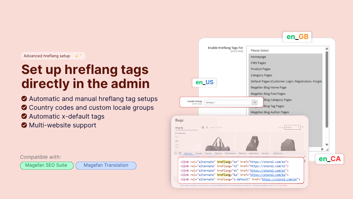 magento 2 hreflang tags