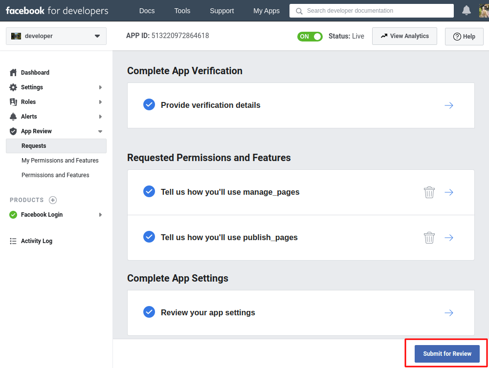 How to Request manage_pages and publish_pages Permissions in Facebook ...