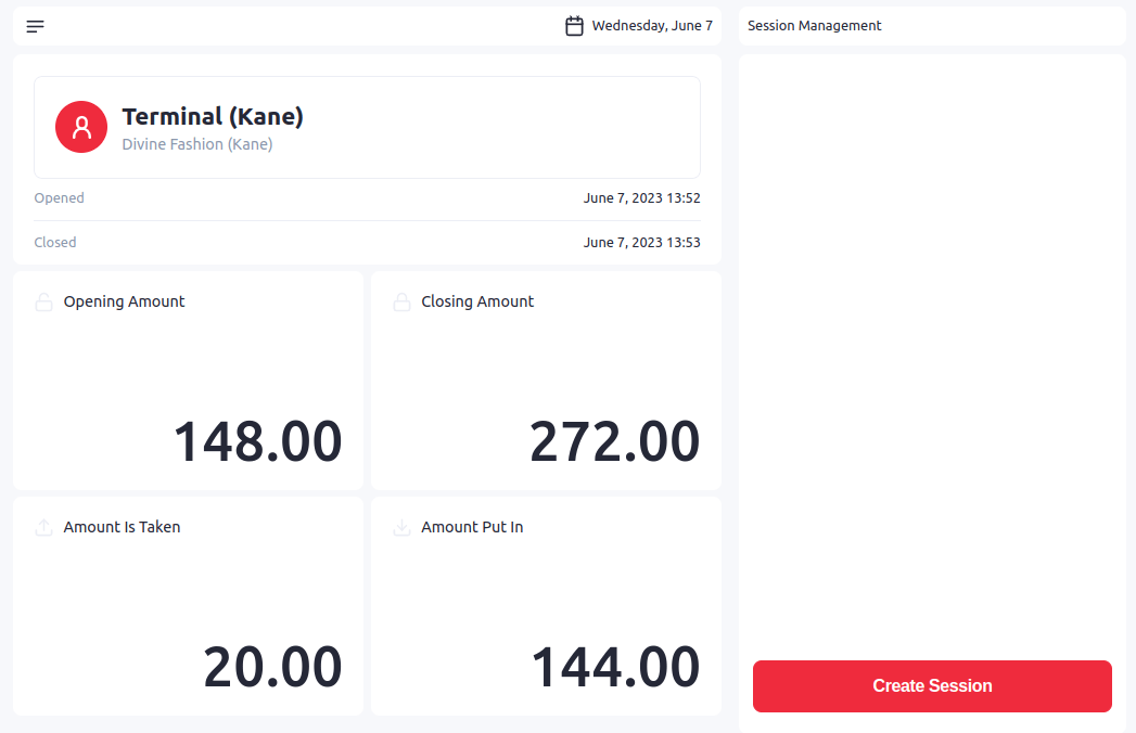 Pos Session Id Manage Z and X Reports in Magento POS