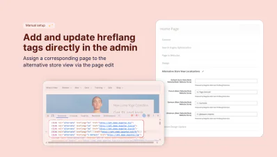 add hreflang tags in magento dirrectly in the admin panel