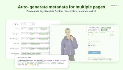 generate meta tags templates wit seo extension