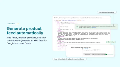 generate product feed for google shopping magento