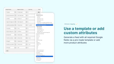 magento google shopping feed template