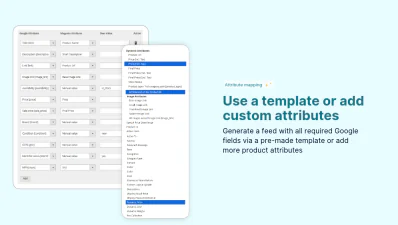 magento google shopping feed template