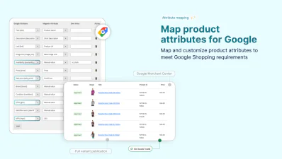 map product attributes for google shopping feed in magento