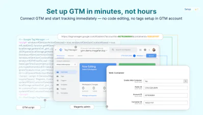 set up google tag manager in magento