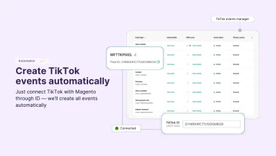 create titkok pixel events in magento