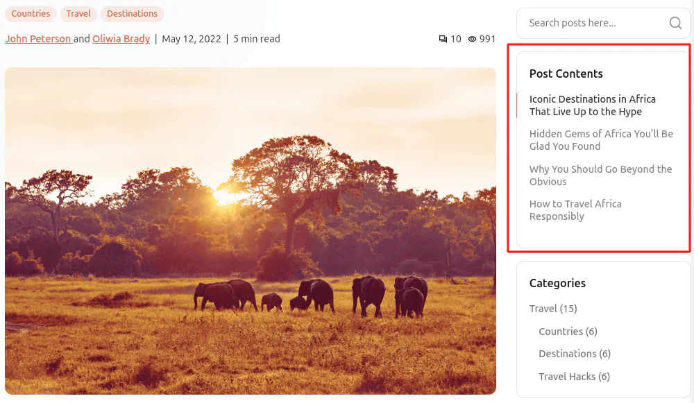 How to Enable Blog Post Contents in Magento 2?