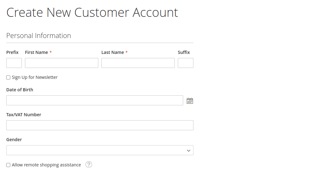 How to Configure Customer Name and Address Options in Magento?