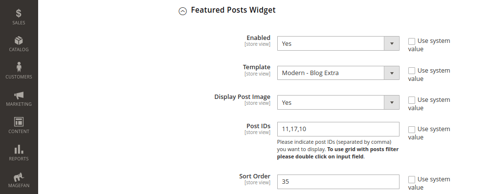 How to Manage Blog Sidebar in Magento 2?