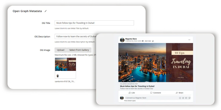 Magento 2 Open Graph Tags | Facebook OG Tags