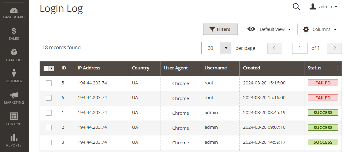 Controltex Log In How to Track Login Activity in Magento 2?
