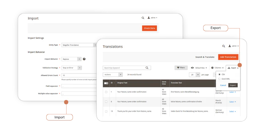 Magento 2 Translation Extension | ChatGPT, DeepL, Google