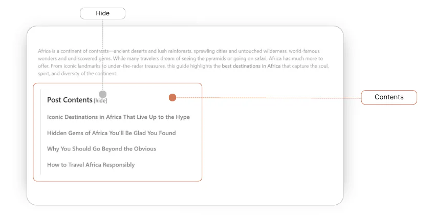 вміст публікації в блозі Magento