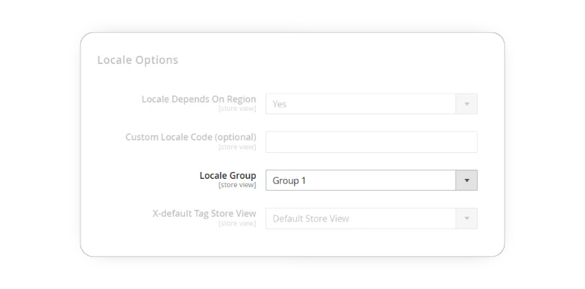 locale groups for store view magento