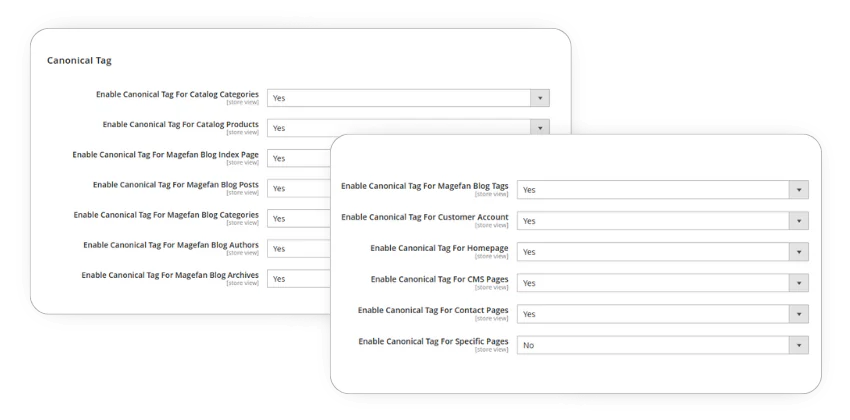 magento 2 canonical tags