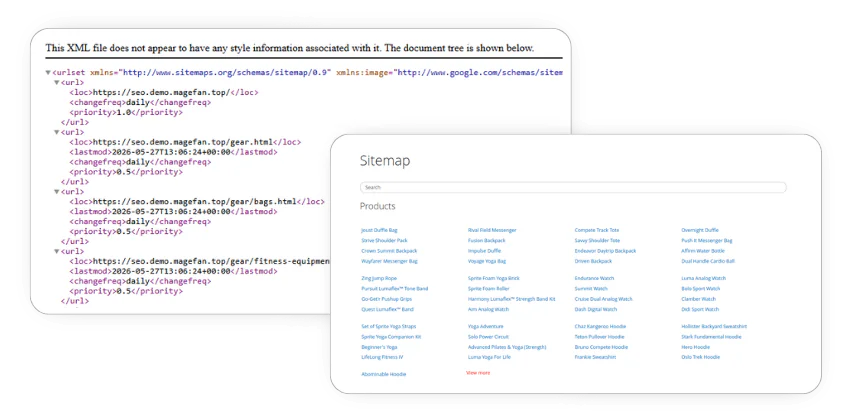magento sitemap generator