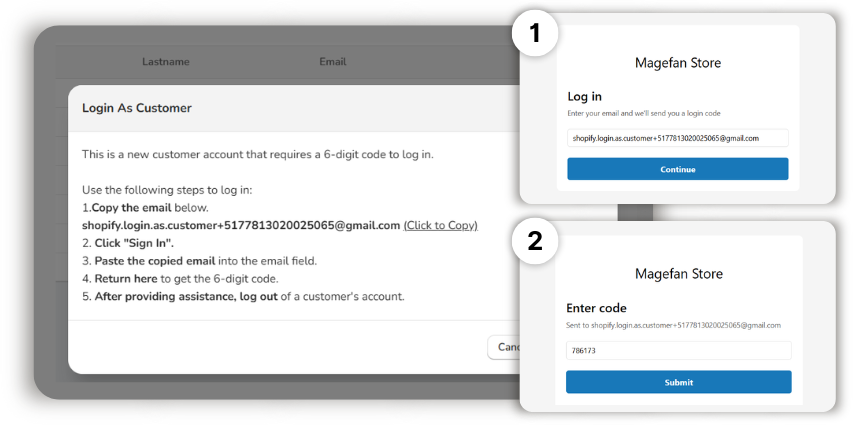 Shopify Login as Customer | Log in From Admin